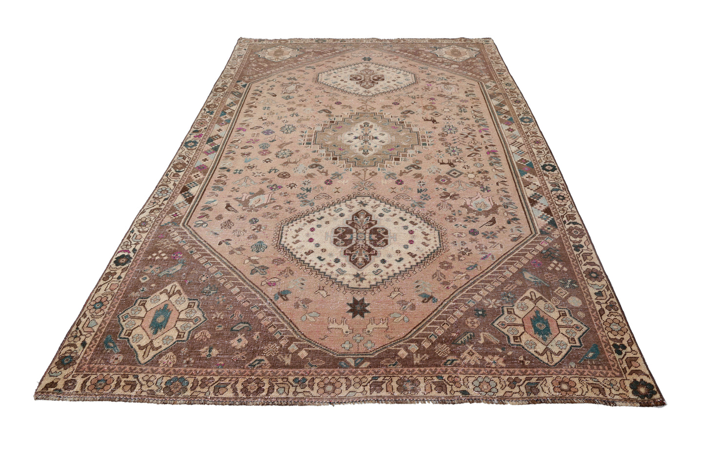 Vintage Persian Shiraz Rug