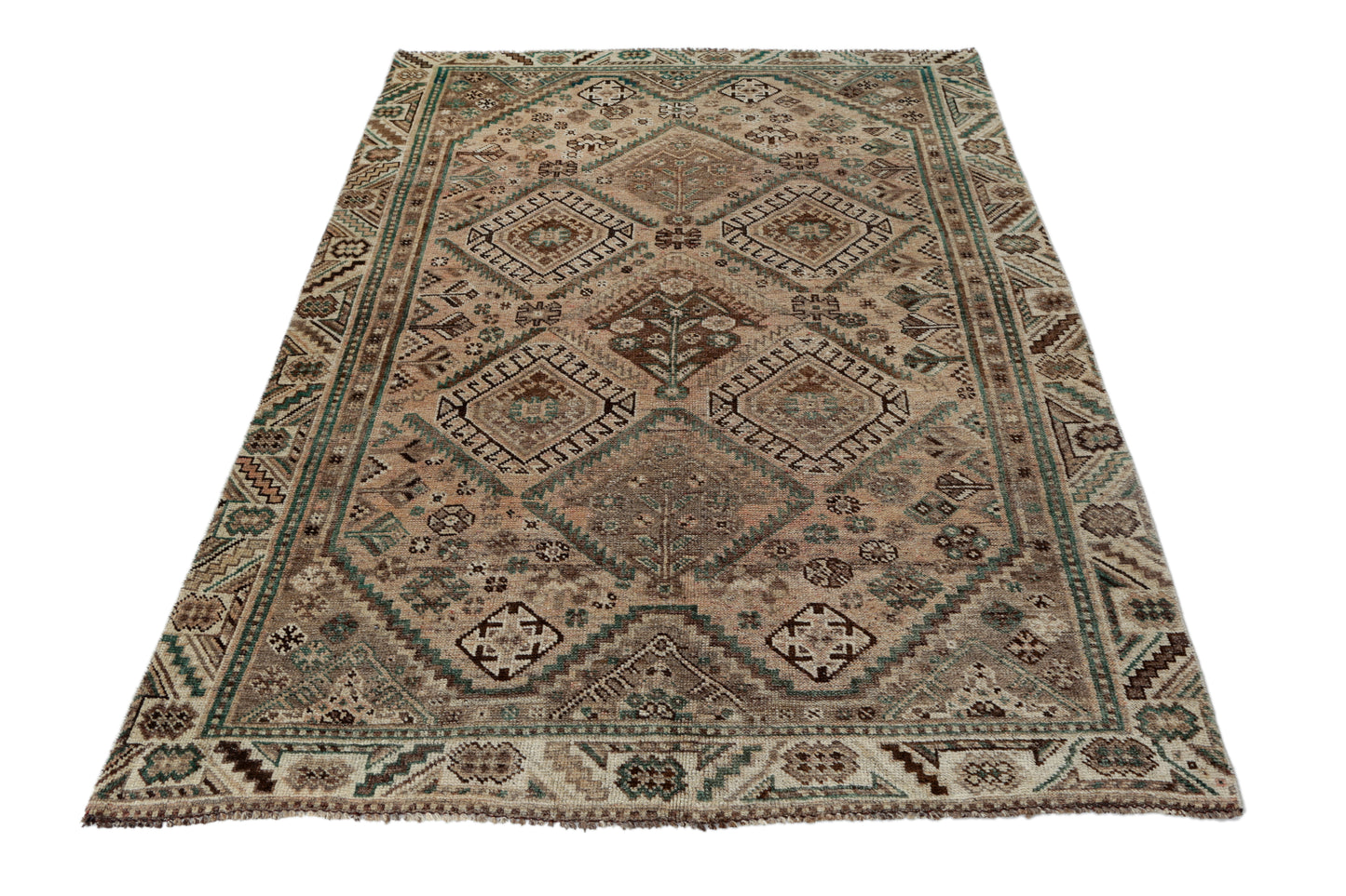 Vintage Persian Shiraz Rug