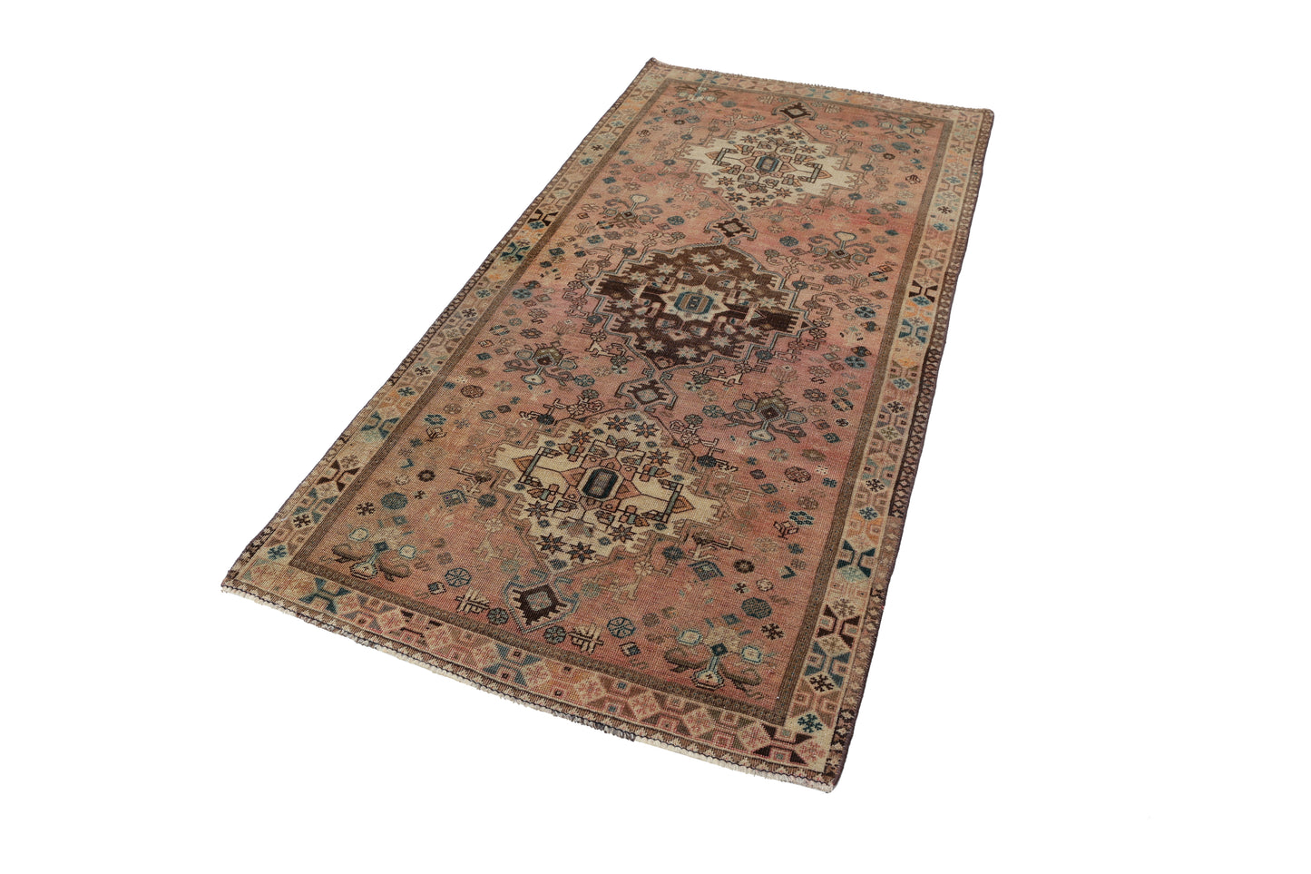 Vintage Persian Bakhtiari Rug