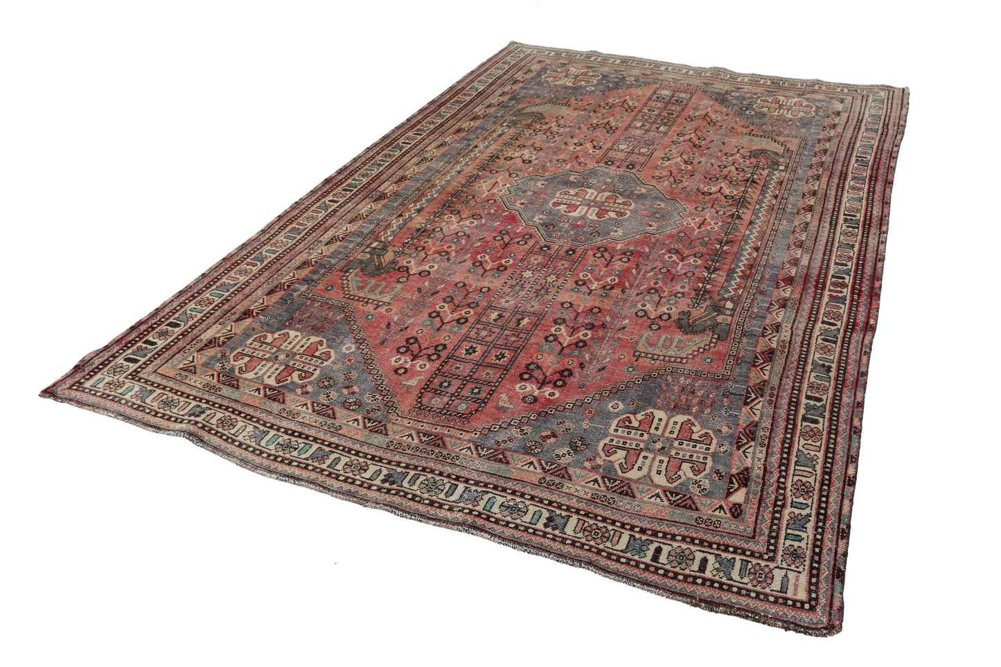 Vintage Persian Shiraz Rug