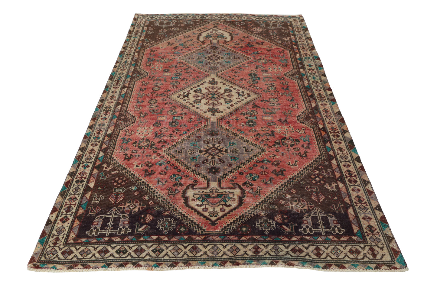 Vintage Persian Qashqai Rug