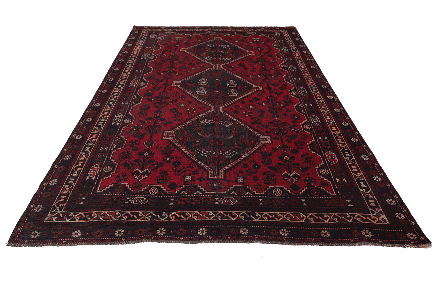 Vintage Persian Shiraz Rug