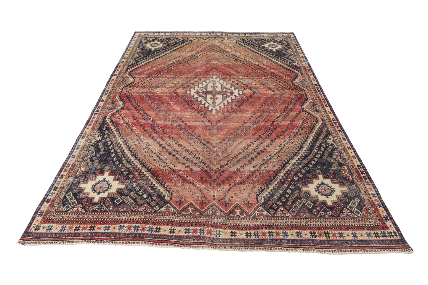 Vintage Persian Qashqai Rug