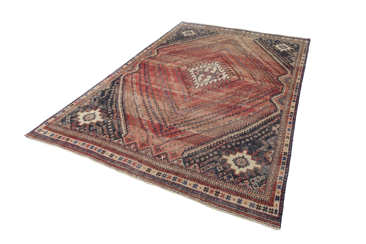 Vintage Persian Qashqai Rug