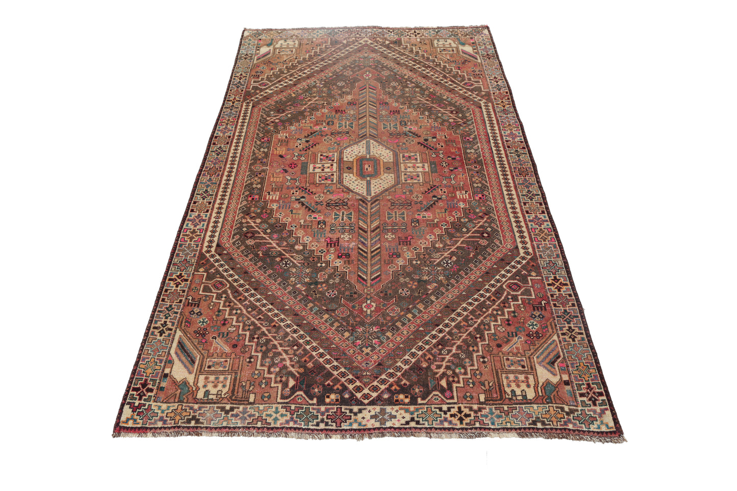 Vintage Persian Shiraz Rug