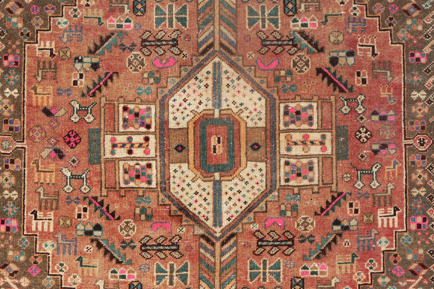 Vintage Persian Shiraz Rug