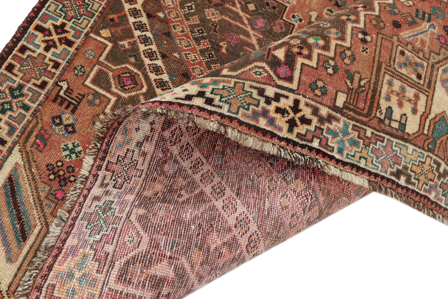 Vintage Persian Shiraz Rug