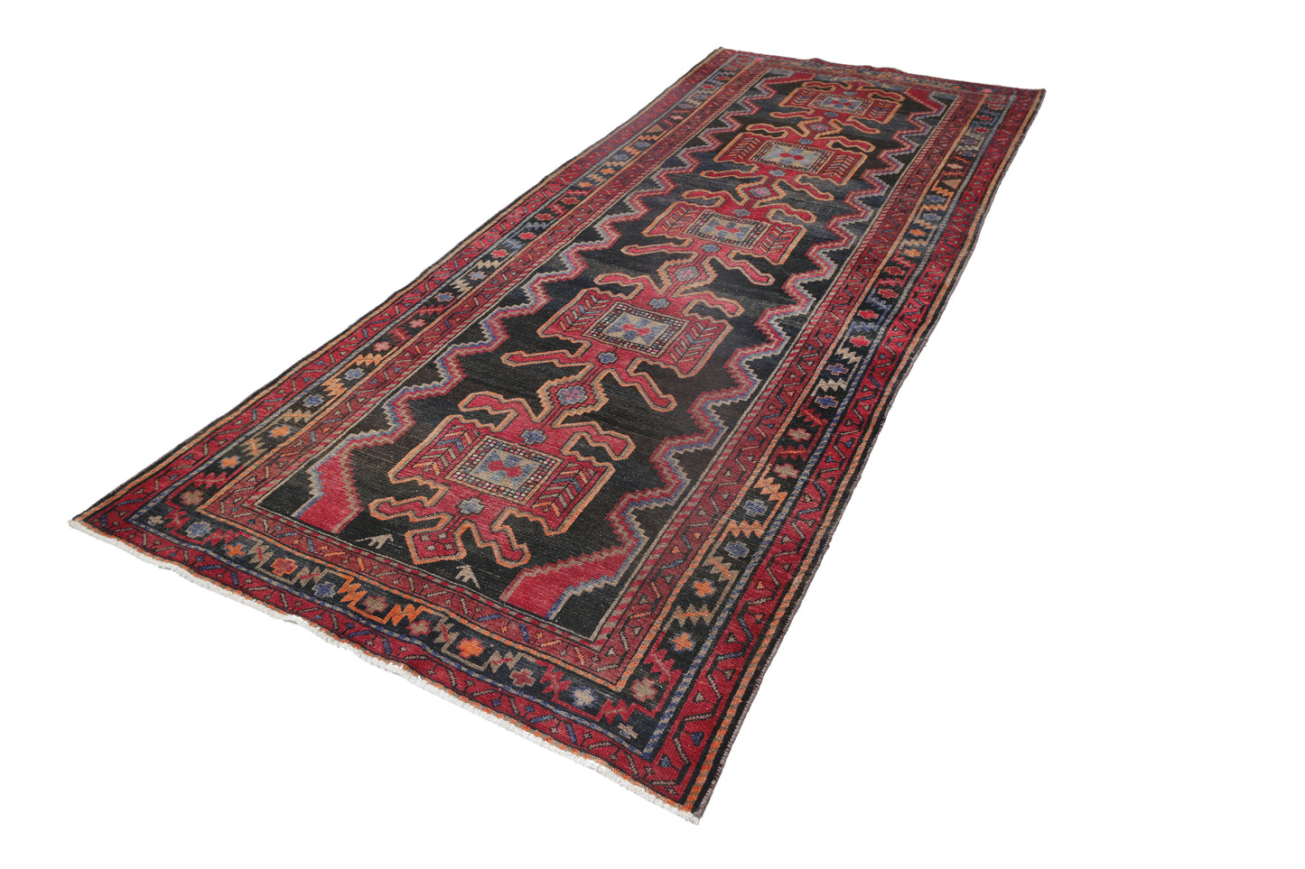Vintage Persian Hamadan Runner