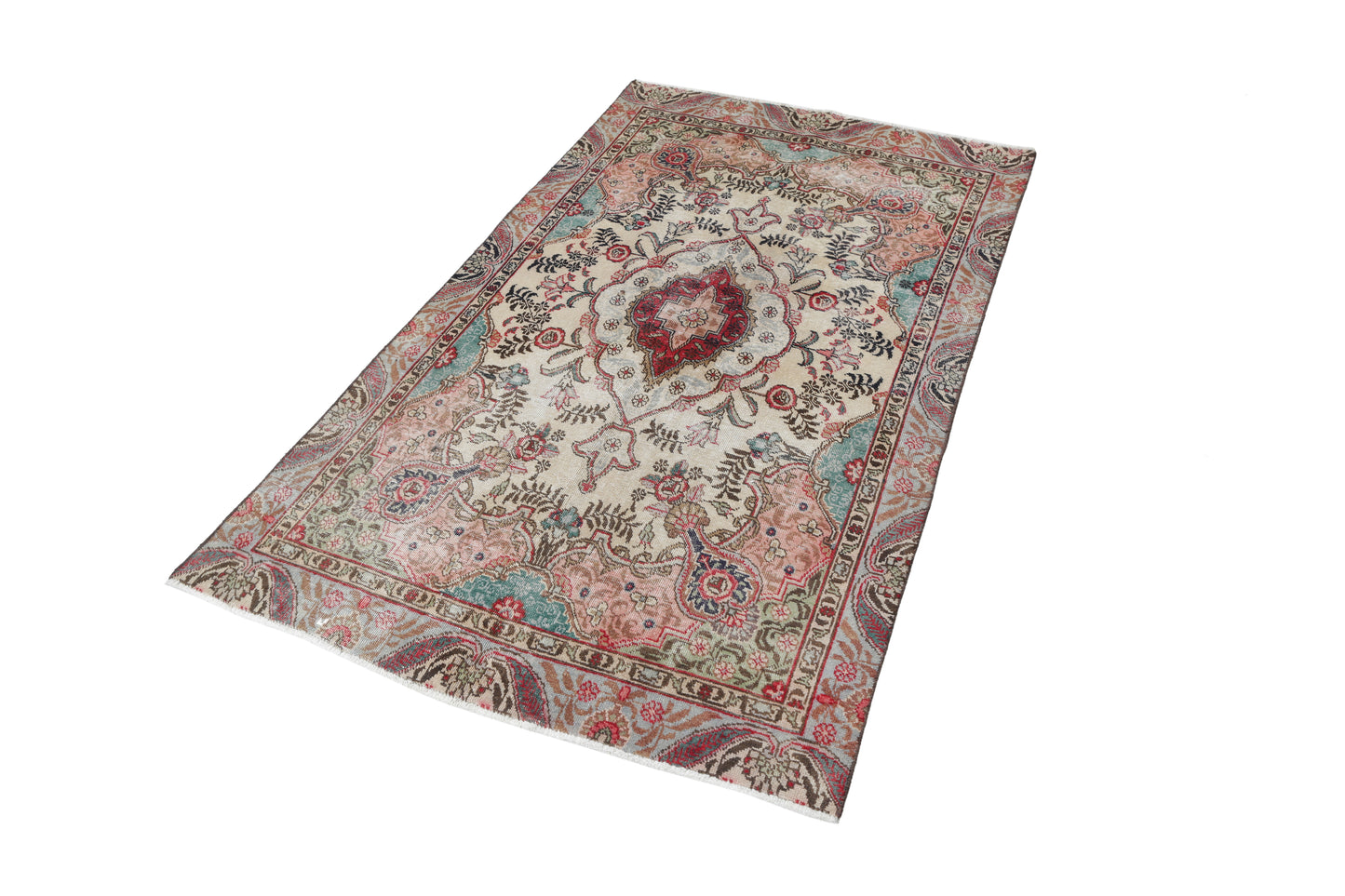 Vintage Persian Tabriz Rug