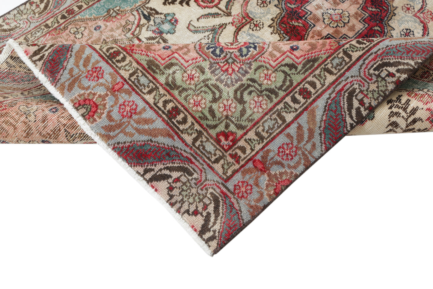 Vintage Persian Tabriz Rug