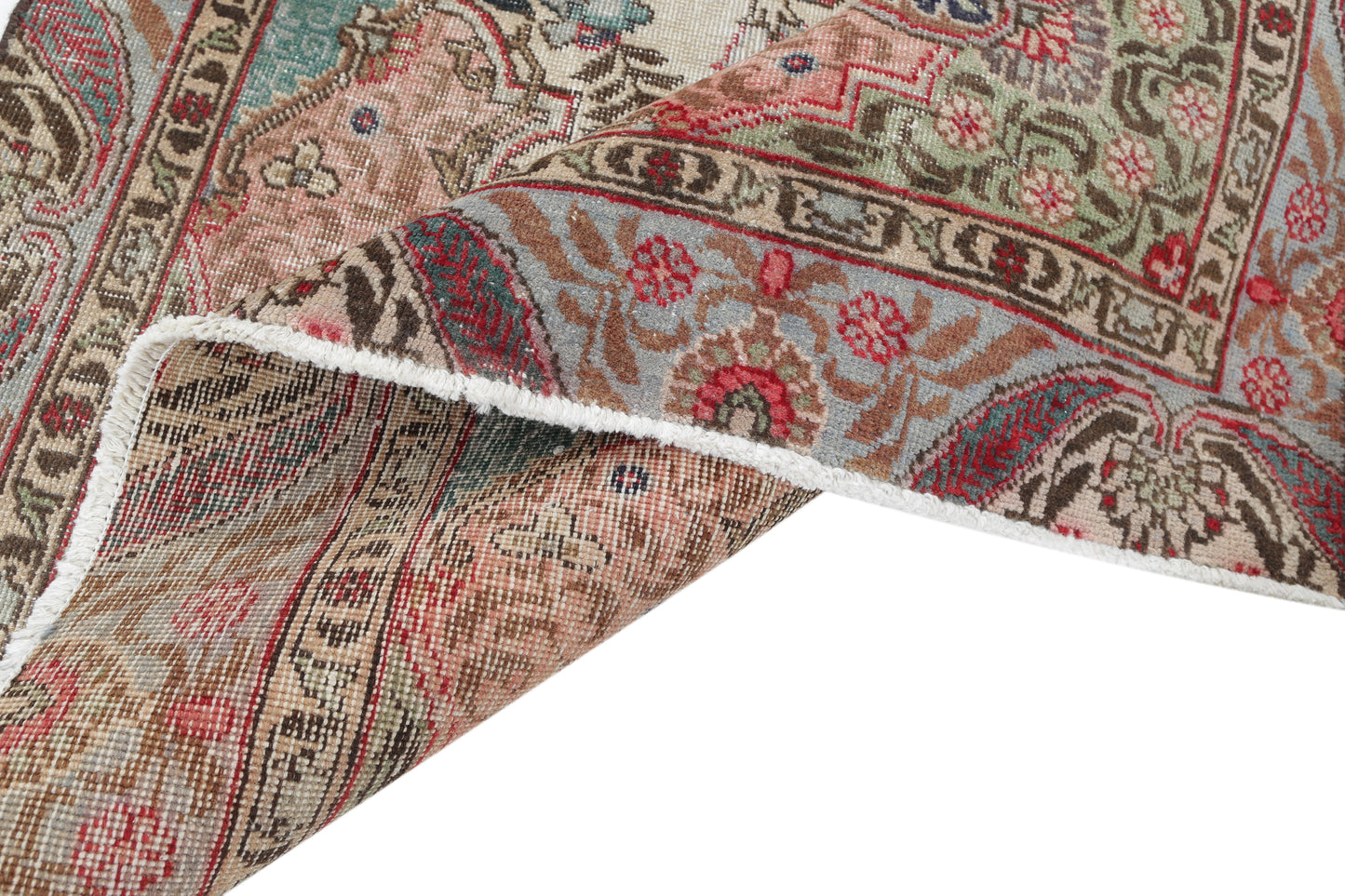 Vintage Persian Tabriz Rug