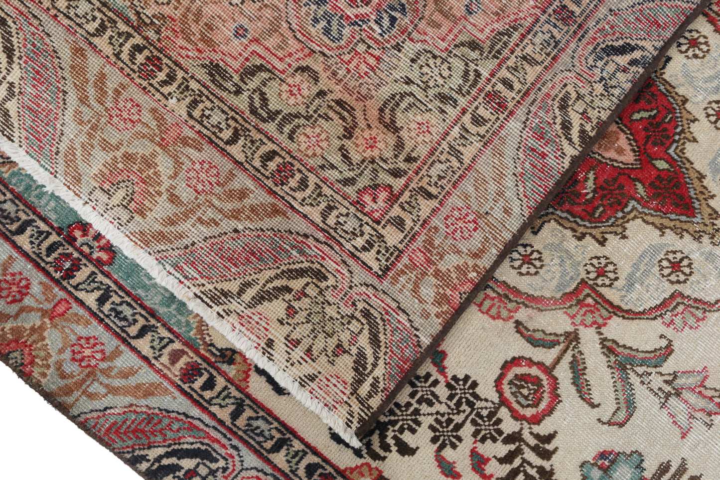 Vintage Persian Tabriz Rug