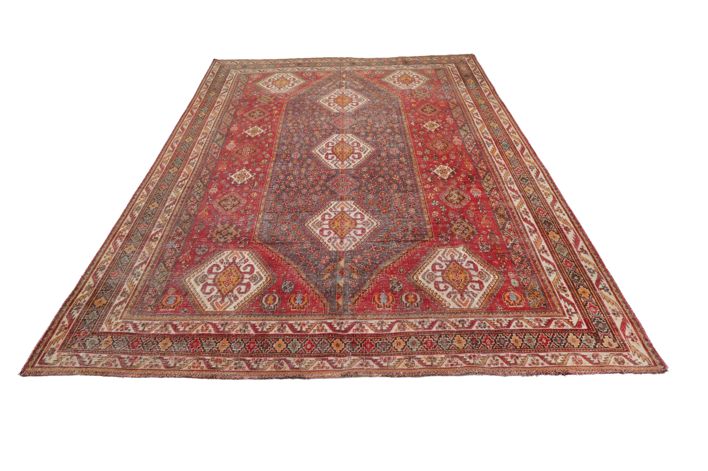 Vintage Persian Qashqai Rug