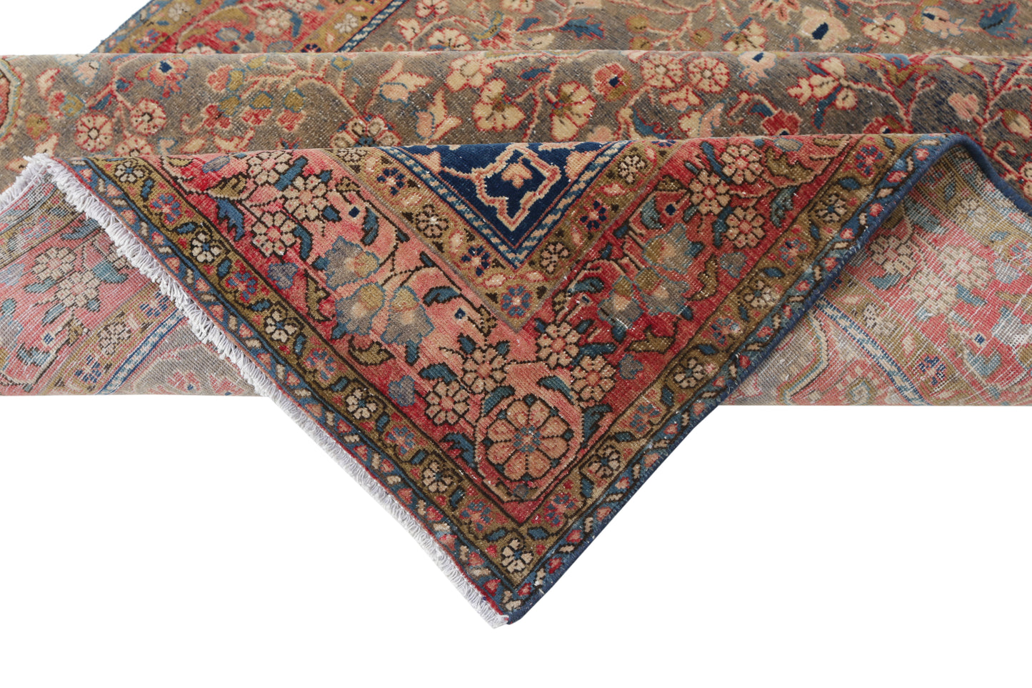 Vintage Persian Kashan Rug