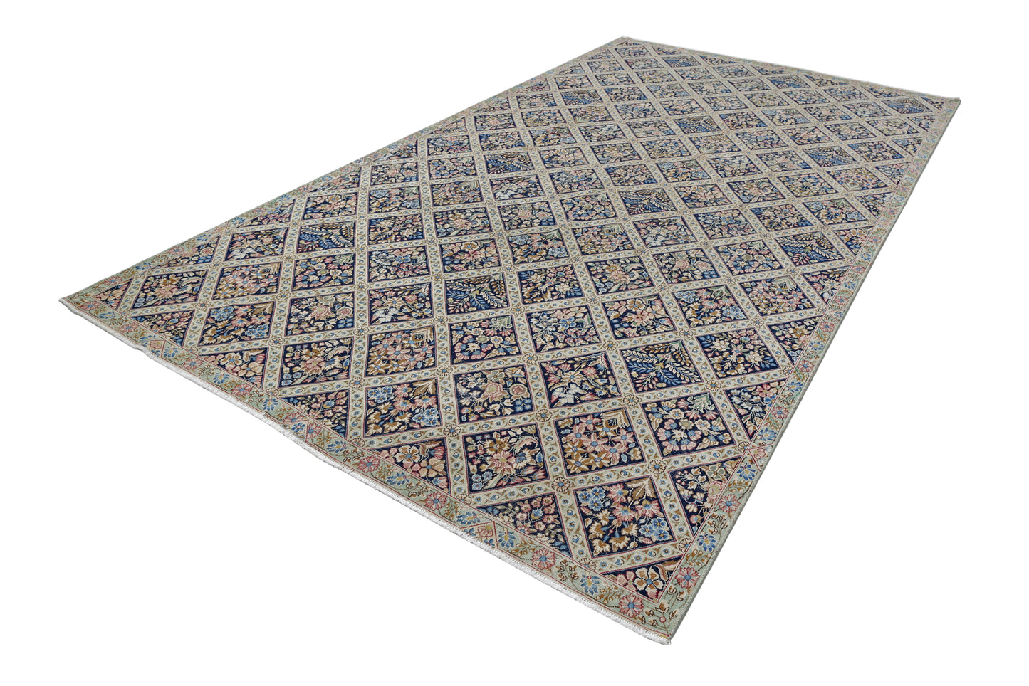 Vintage Persian Kerman Rug