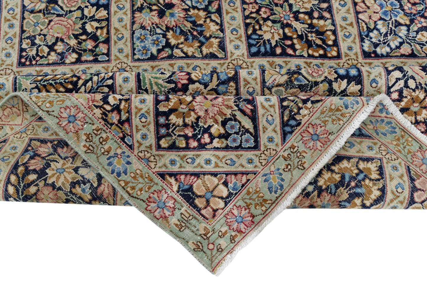 Vintage Persian Kerman Rug