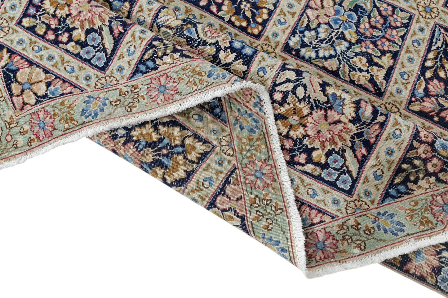 Vintage Persian Kerman Rug