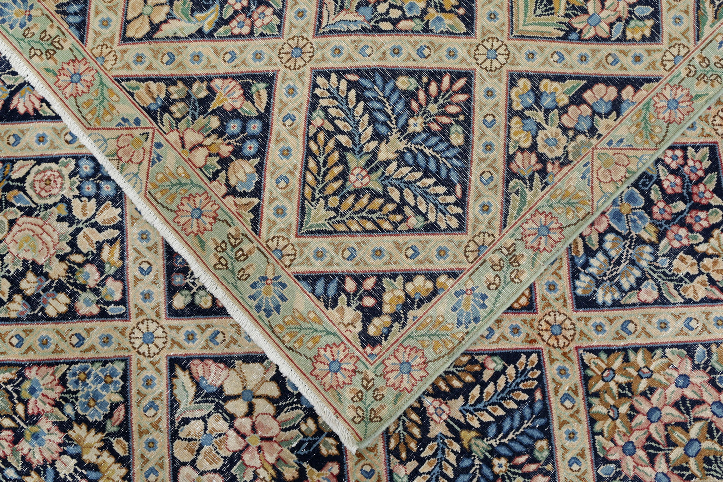 Vintage Persian Kerman Rug