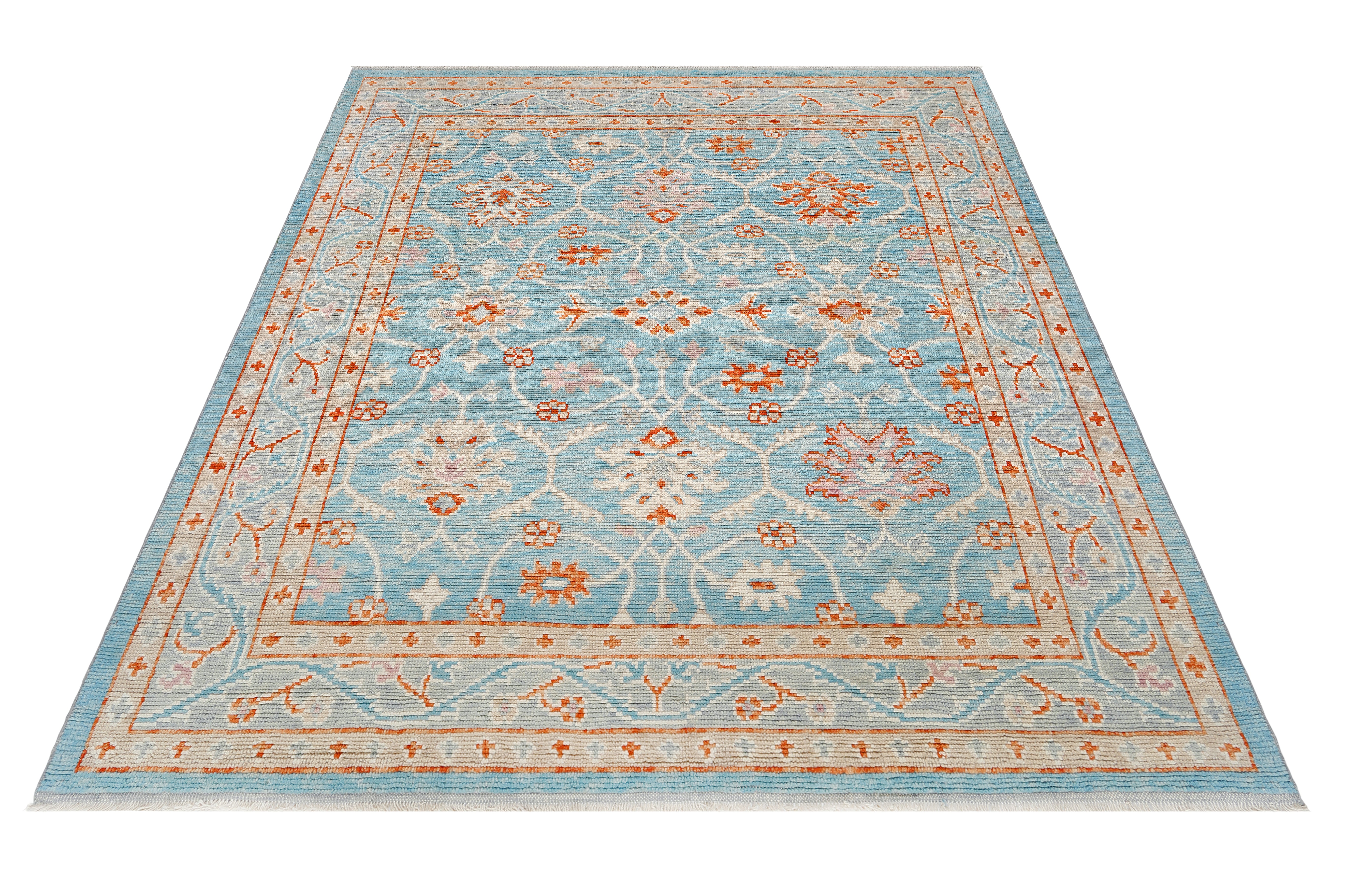 Transitional Oushak Rug