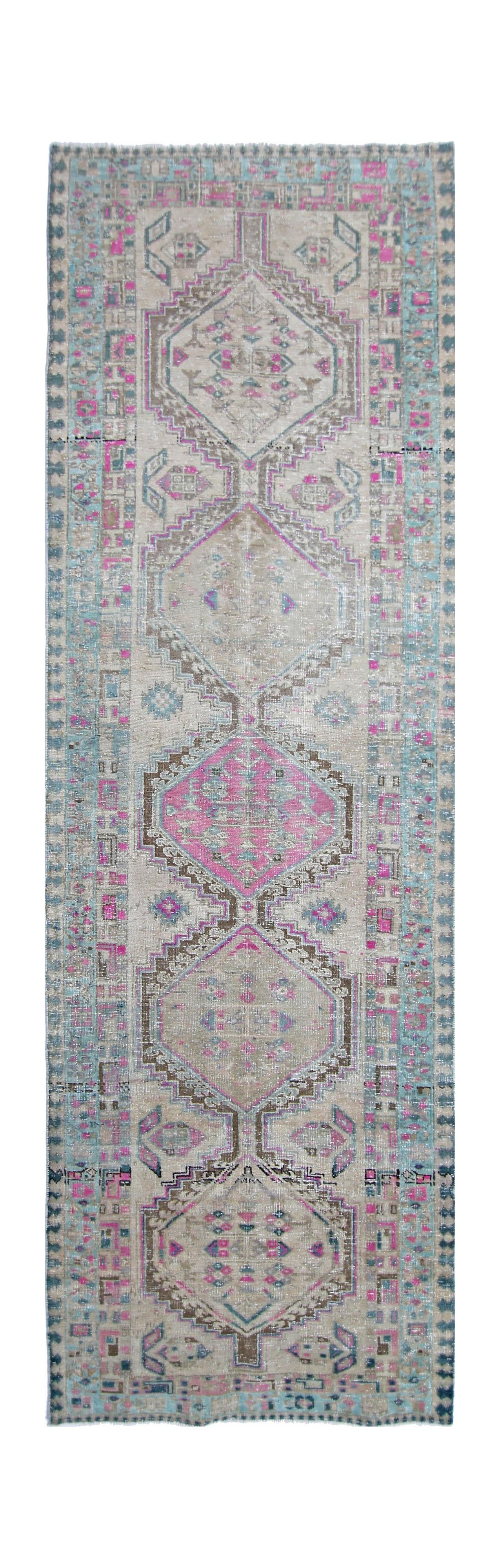 Vintage Persian Serab Runner