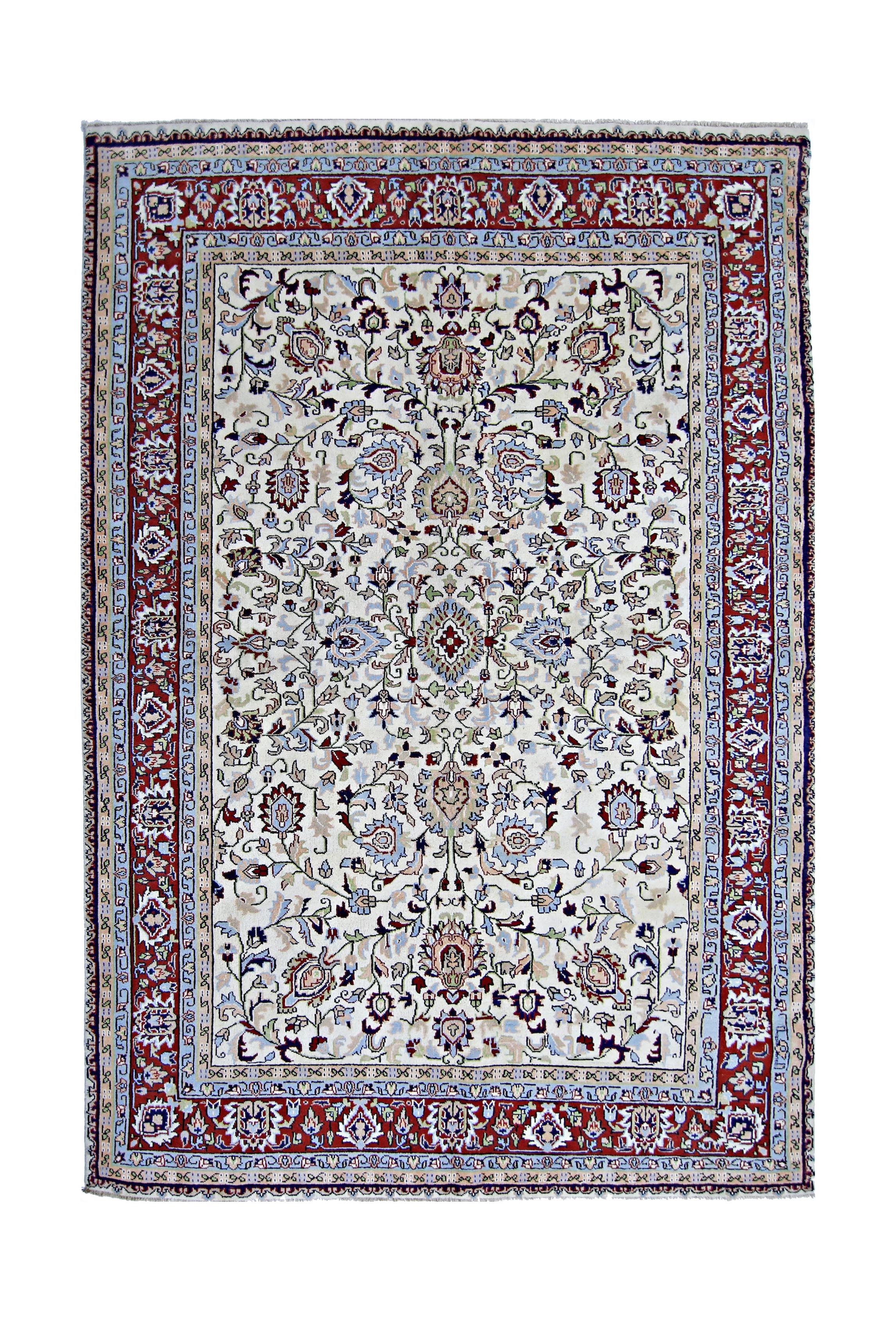 Vintage Persian Tabriz Rug