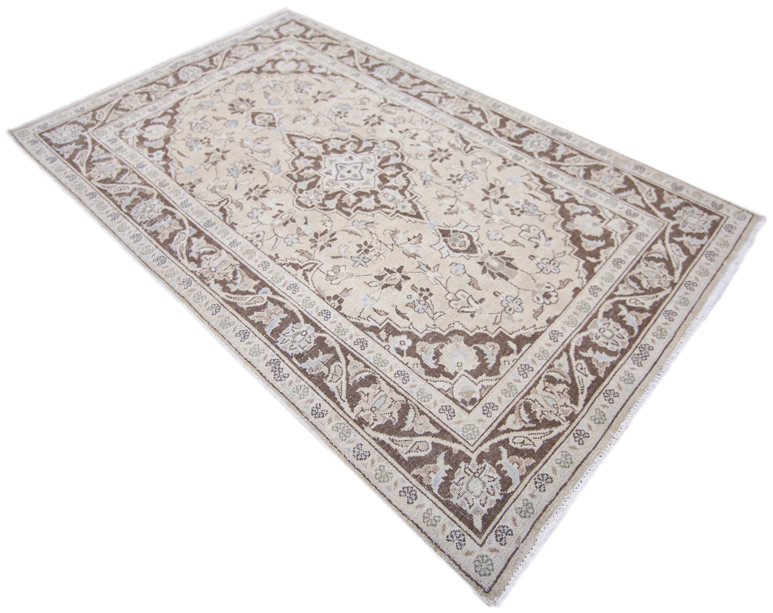 Vintage Persian Kerman Rug