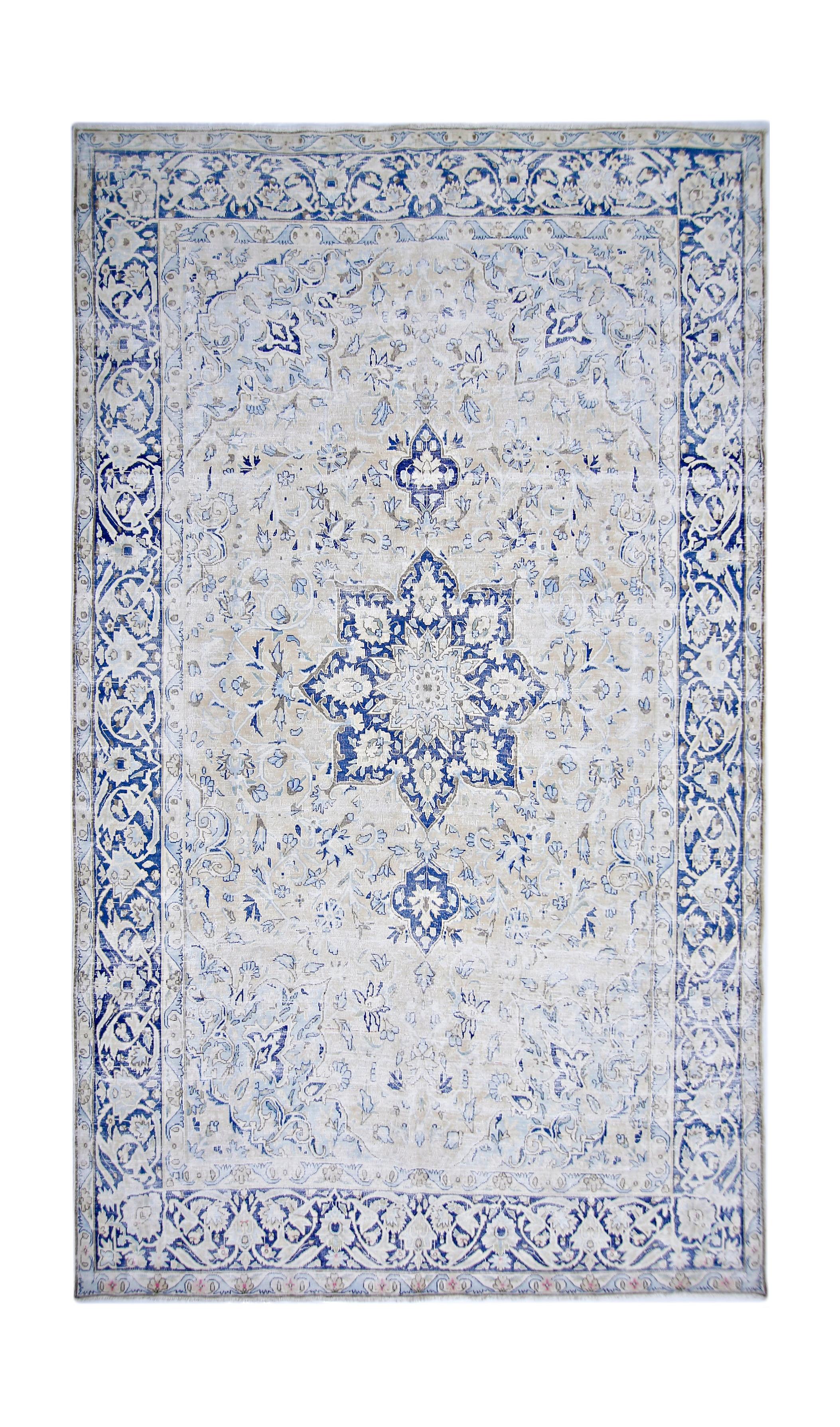 Vintage Persian Kerman Rug
