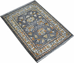 Handmade Mini Afghan Chobi Rug | 84 x 65 cm | 2'9" x 2'2" - Najaf Rugs & Textile
