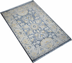 Handmade Mini Afghan Chobi Rug | 90 x 61 cm | 3' x 2' - Najaf Rugs & Textile