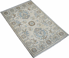 Handmade Mini Afghan Chobi Rug | 98 x 63 cm | 3'3" x 2'1" - Najaf Rugs & Textile