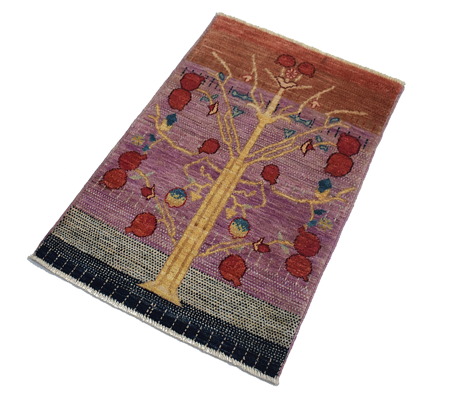 Mini Afghan Chobi Rug – Tree of Life