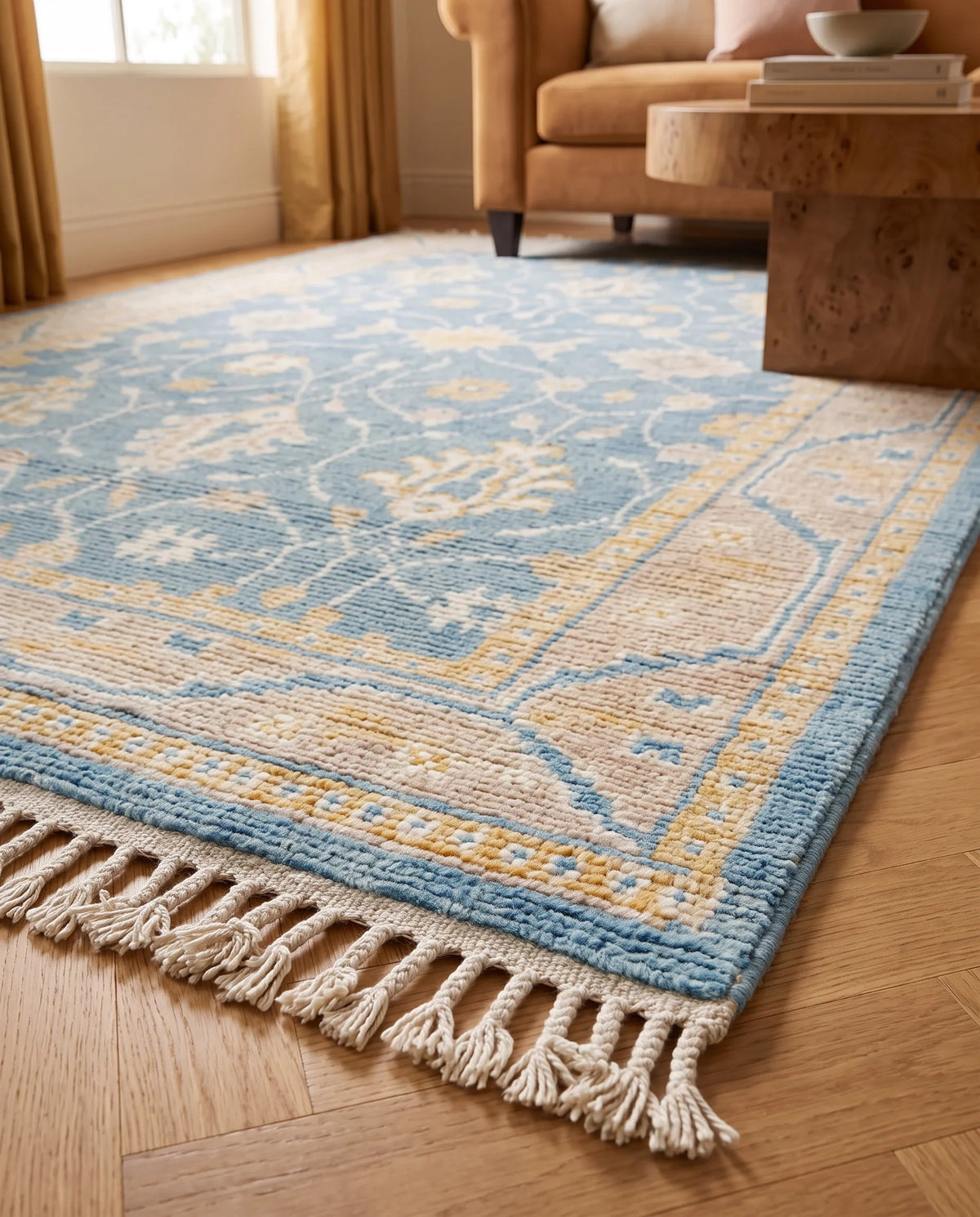 Transitional Oushak Rug