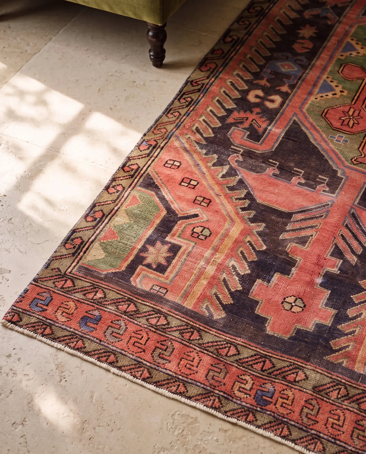 Vintage Persian Ardabil Runner