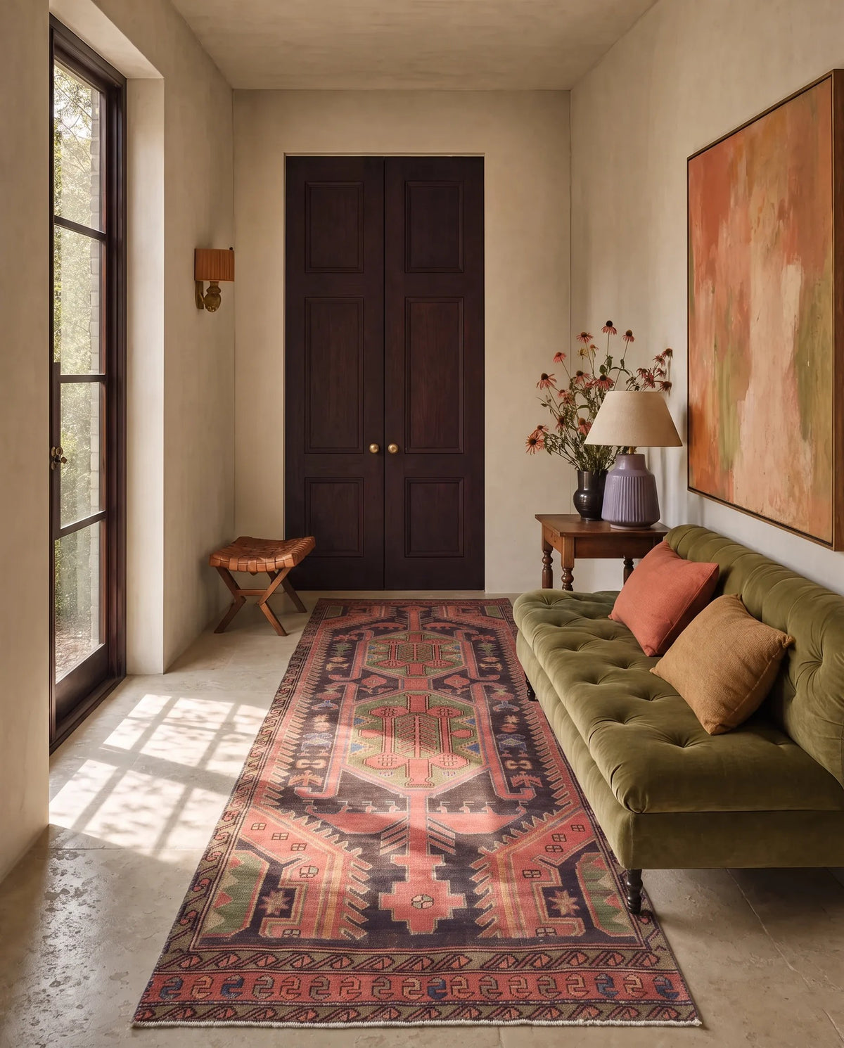 Vintage Persian Ardabil Runner