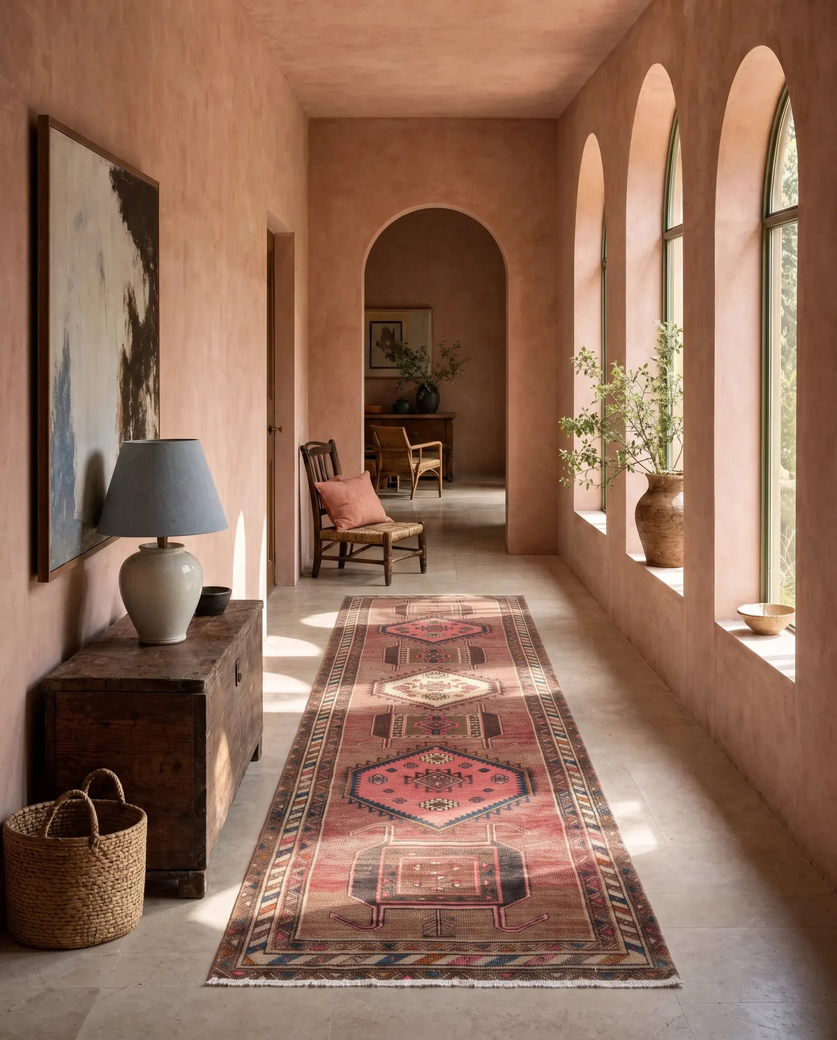 Vintage Persian Ardabil Runner