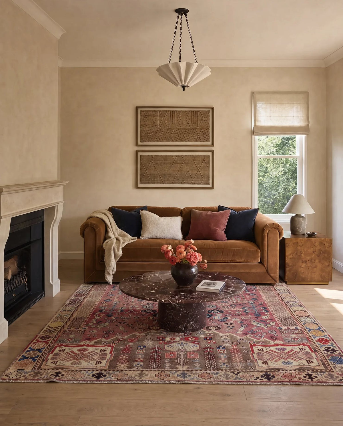 Vintage Persian Shiraz Rug