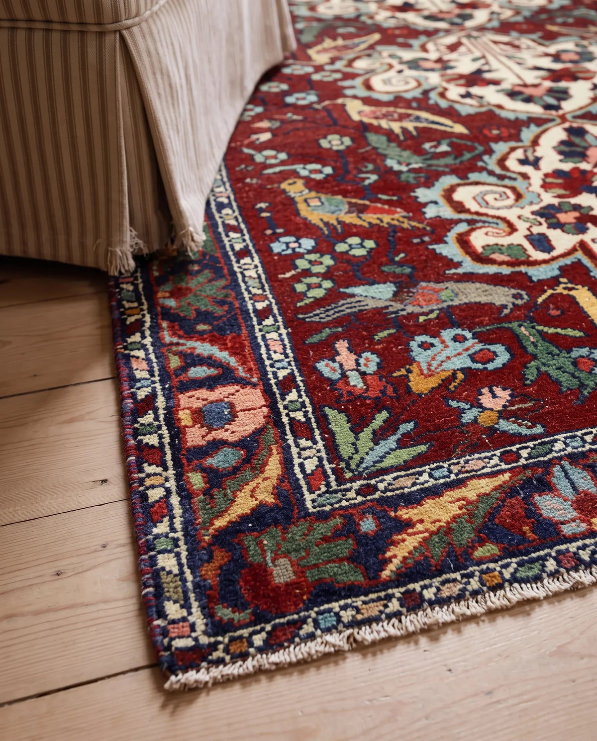 Vintage Persian Bakhtiari Rug