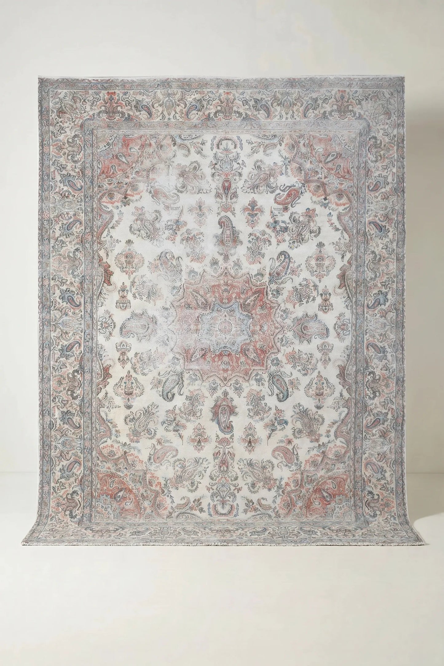 Vintage Persian Kerman Rug