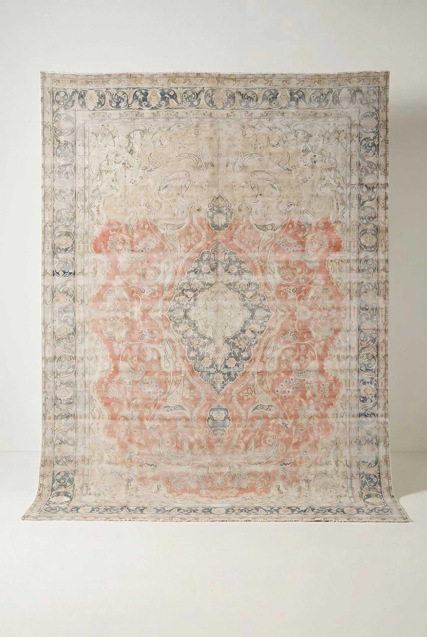 Vintage Persian Kerman Rug