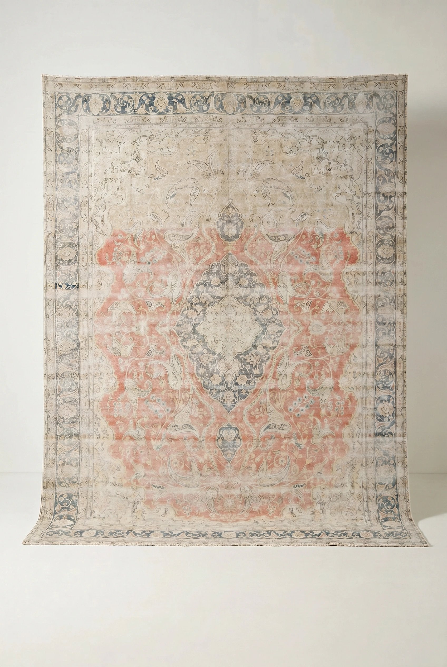 Vintage Persian Kerman Rug