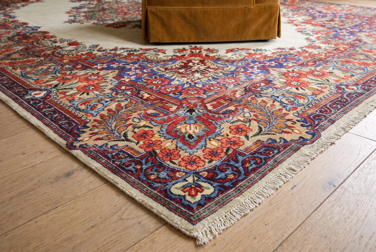 Vintage Persian Kerman Rug