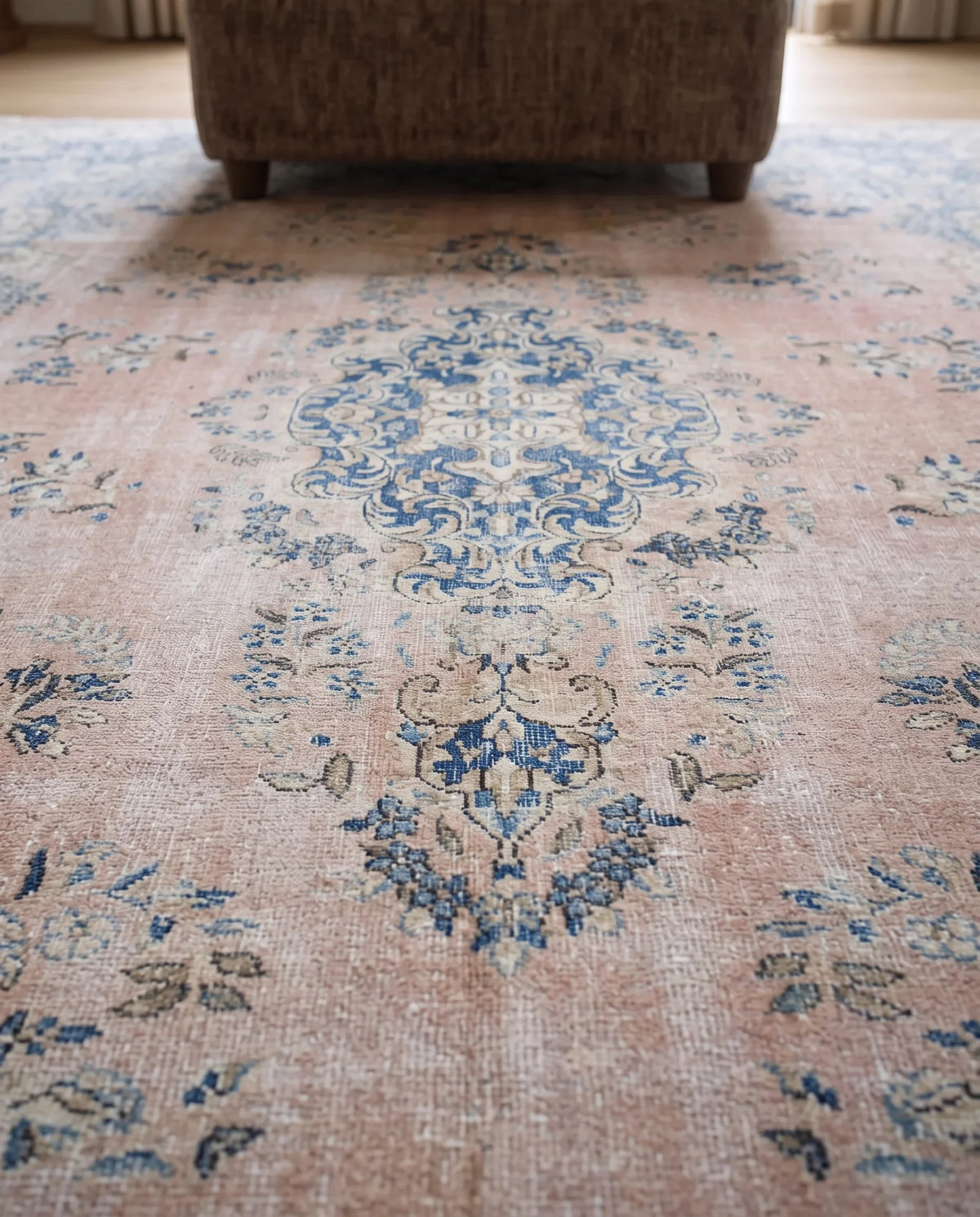 Vintage Persian Kerman Rug