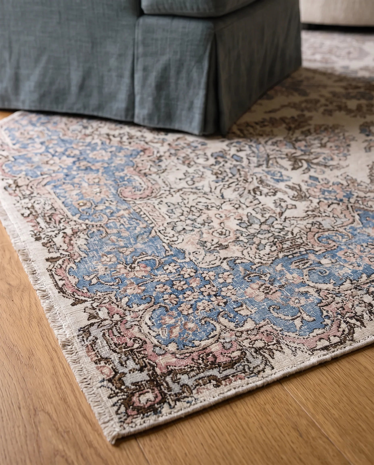 Vintage Persian Kerman Rug