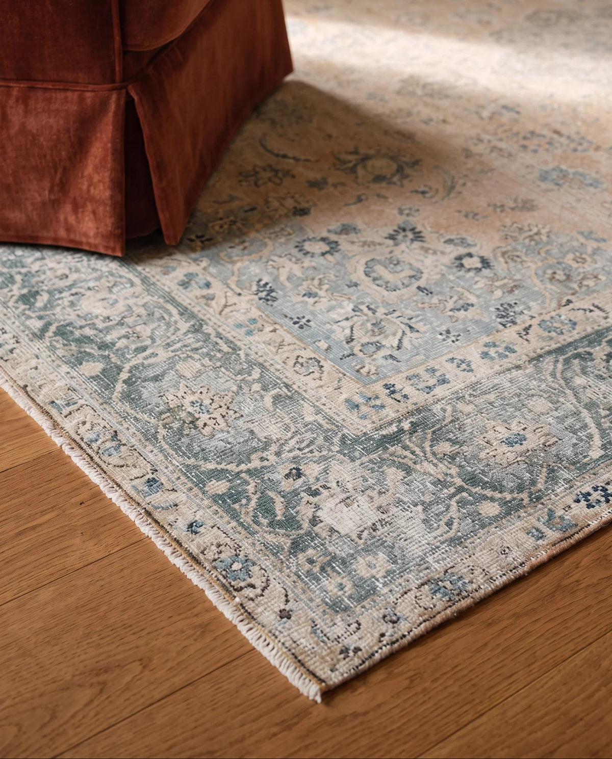 Vintage Persian Kerman Rug