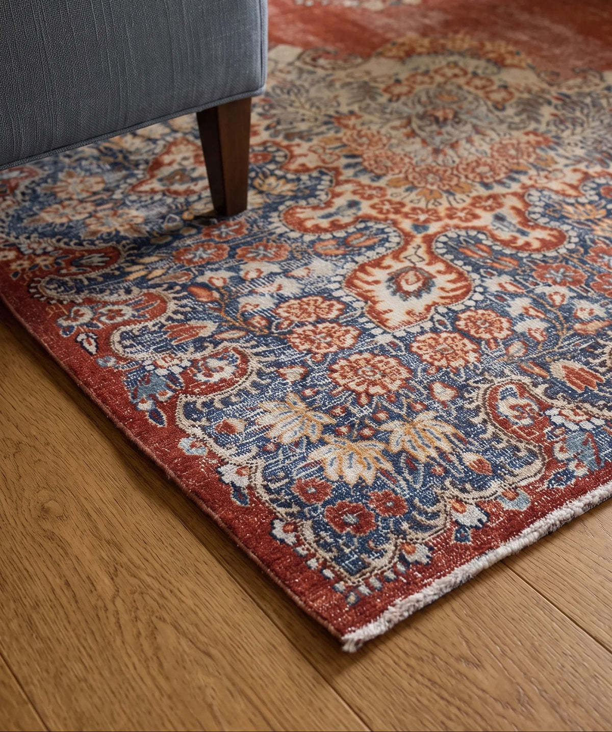 Vintage Persian Kerman Rug