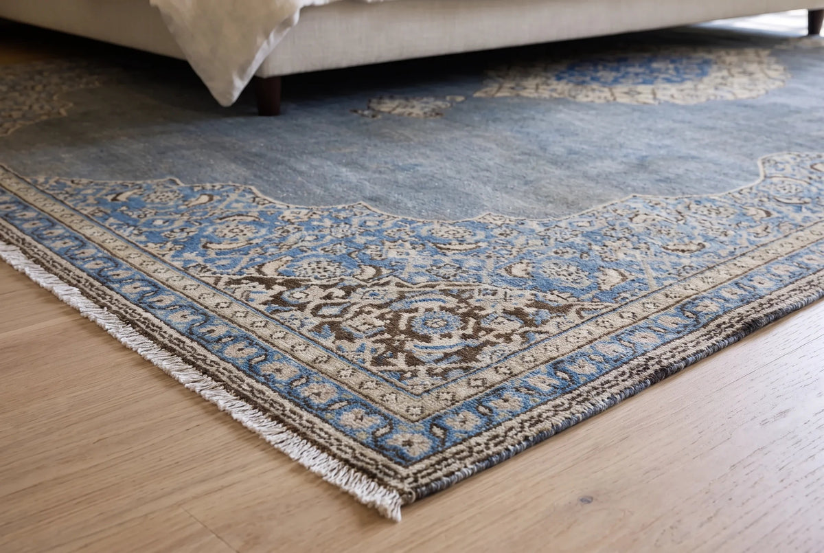 Vintage Persian Kerman Rug