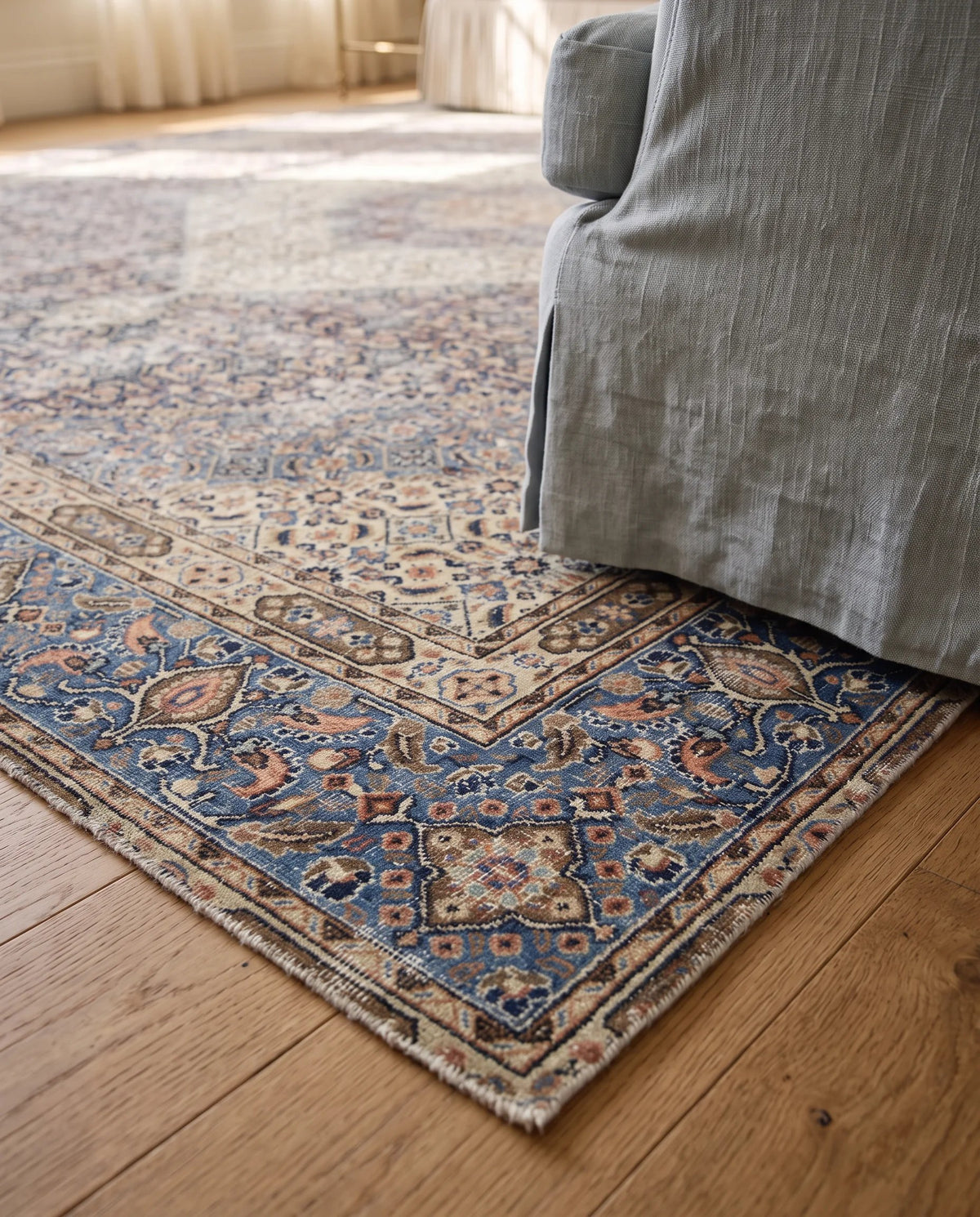 Vintage Persian Senneh Rug