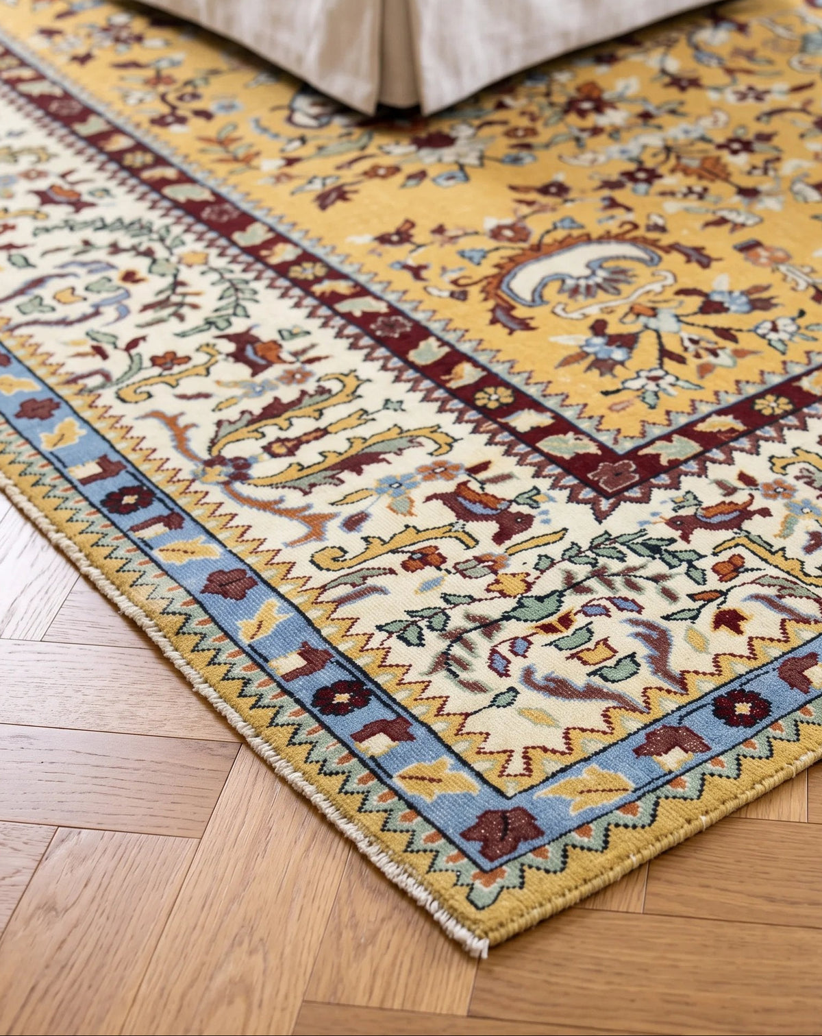 Vintage Persian Tabriz Rug