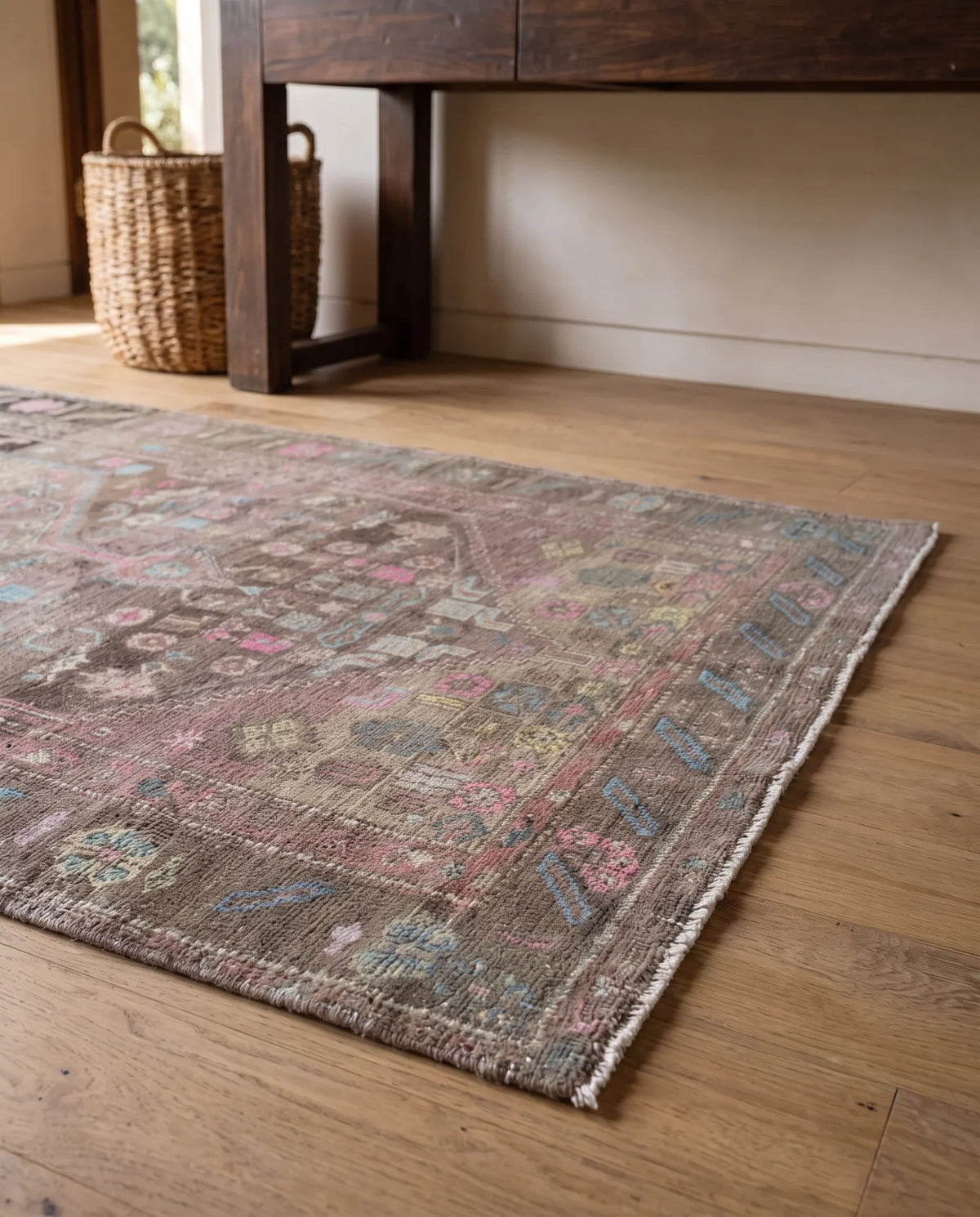 Vintage Persian Hamadan Rug