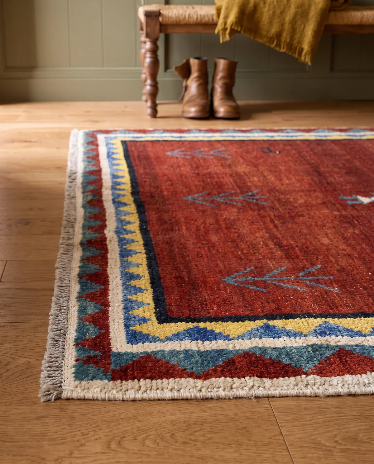 Vintage Persian Gabbeh Rug